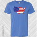 Roses USA Flag Graphic Tee