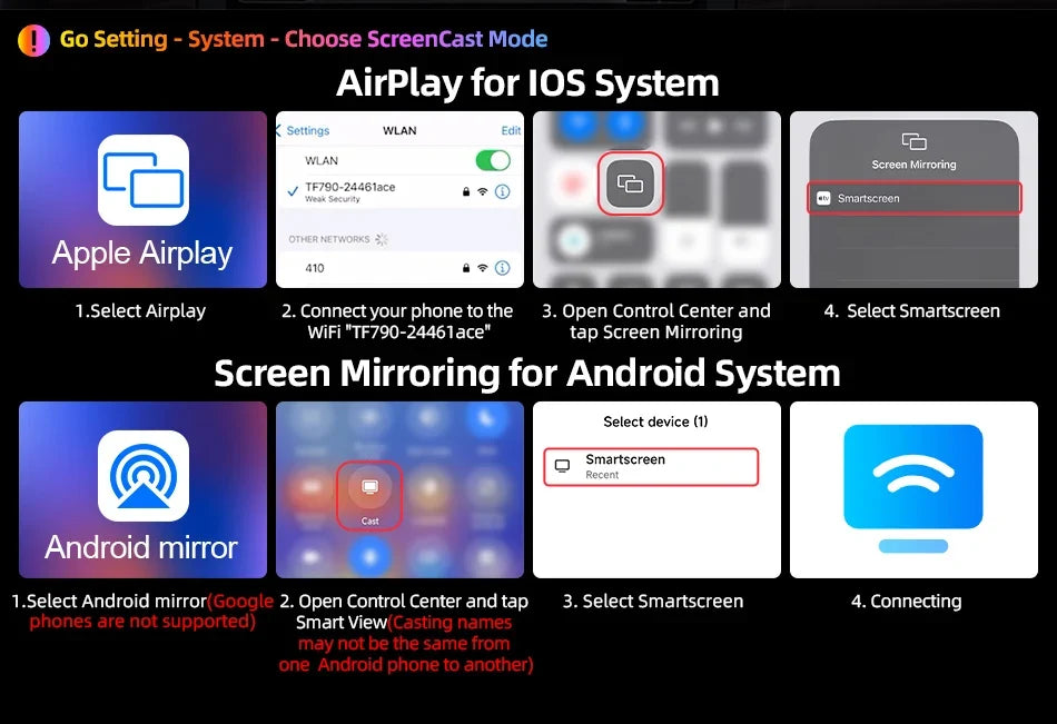 Vtopek Carplay Screen for Car, 11.3" HD Portable