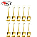 Stainless Steel Dessert Spoon Set | Shaped Spade Scoop for Ice Cream and Fruit
