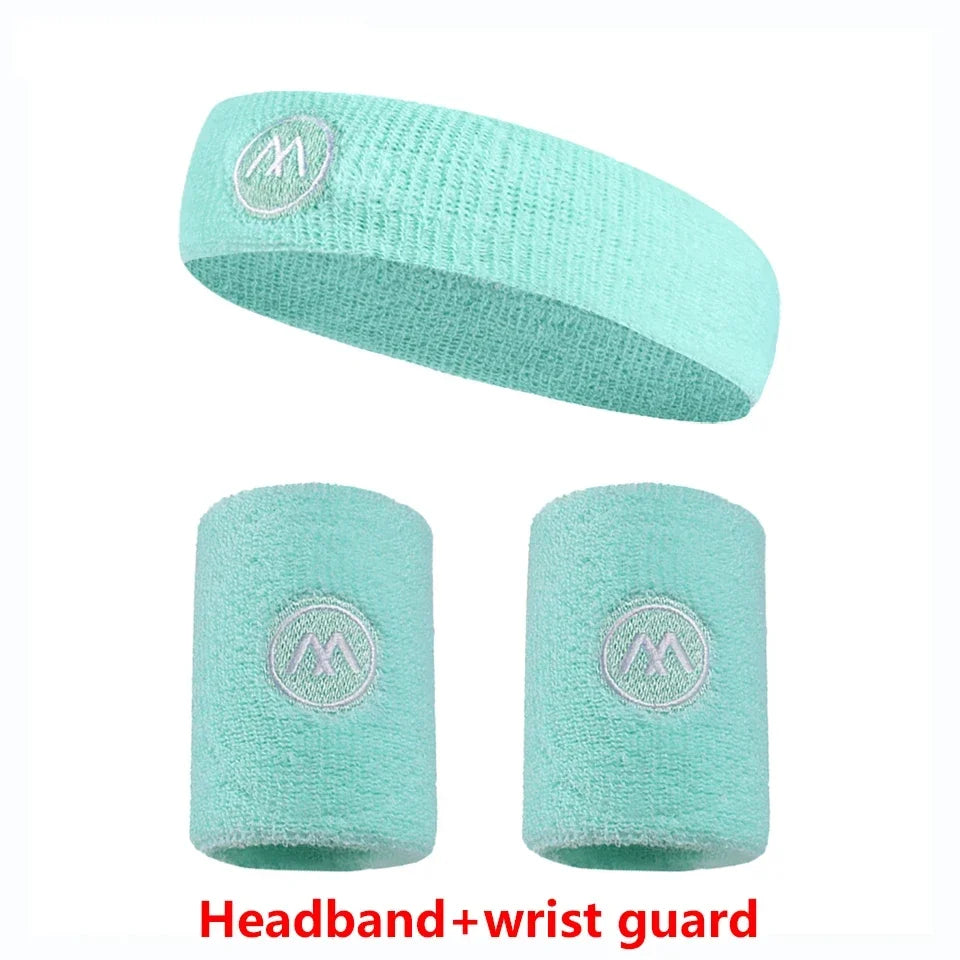 GOBYGO Exercise Headband Wristband Set