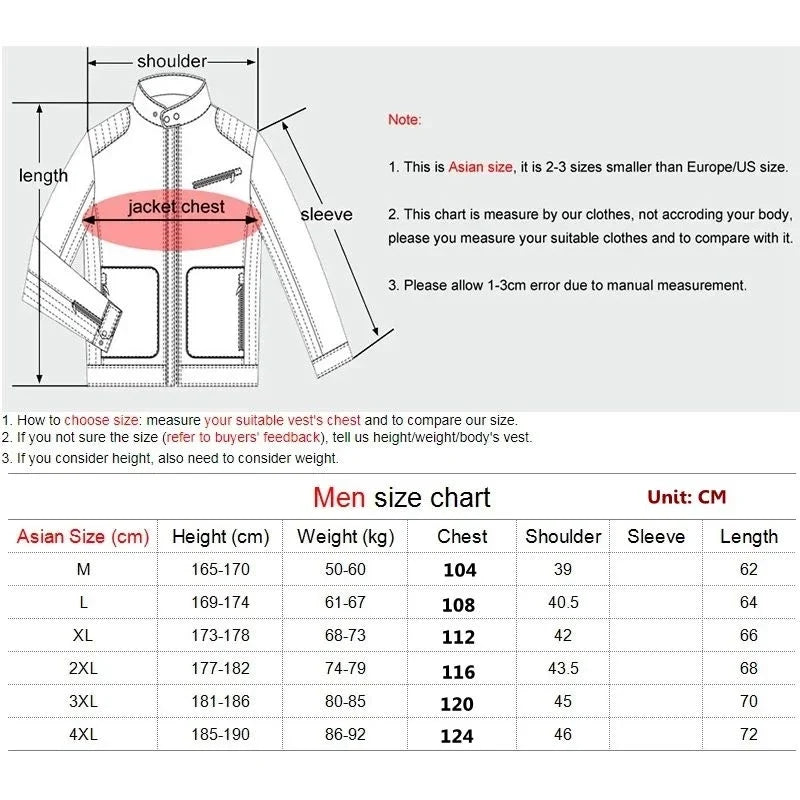 Mens Vest Jacket – Warm Sleeveless Waterproof Zipper Coat