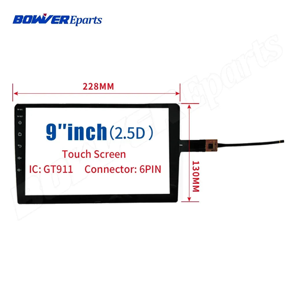 New Touch Screen Panel For TEYES CC2 9 inch Car Radio Multimedia Video Player Navigation GPS Android 8.1 No 2din 2 din