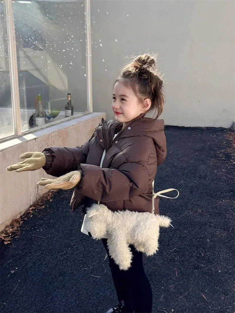 Winter Kids Down Coat – Hooded Warm Jacket for Boys & Girls