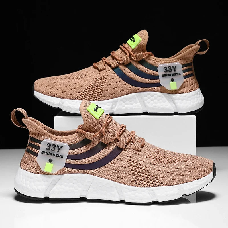 Men's Vulcanized Sneakers - Breathable Summer Shoes