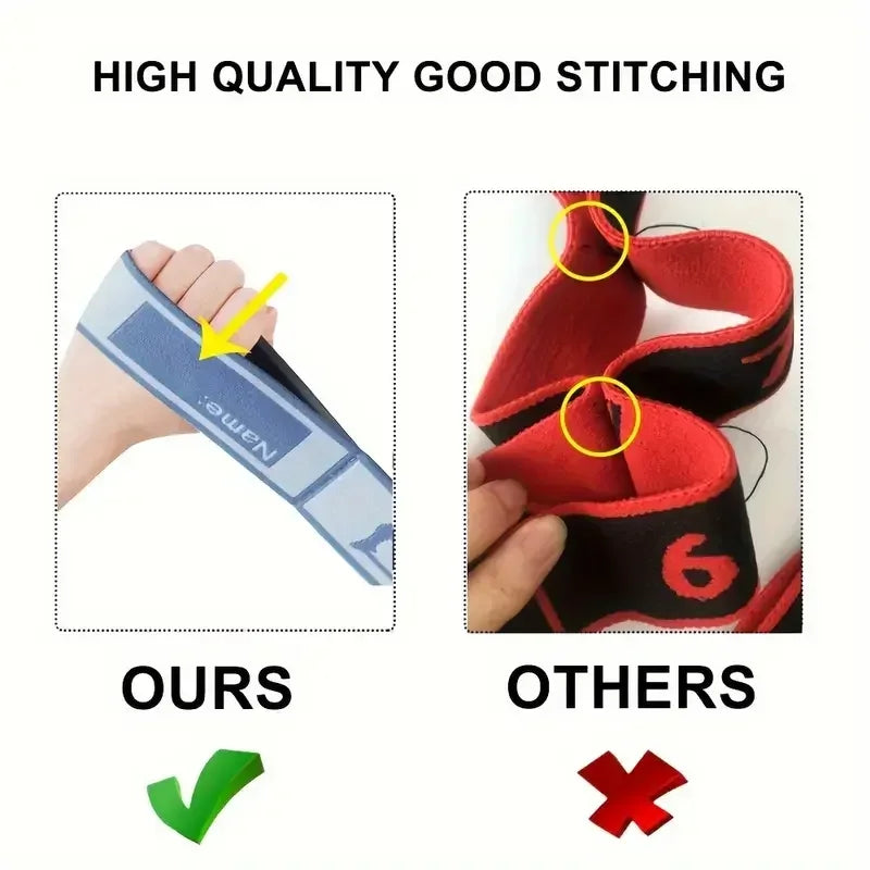 Yoga Stretching Belt | Elastic Resistance Band with Loop Design for Pilates