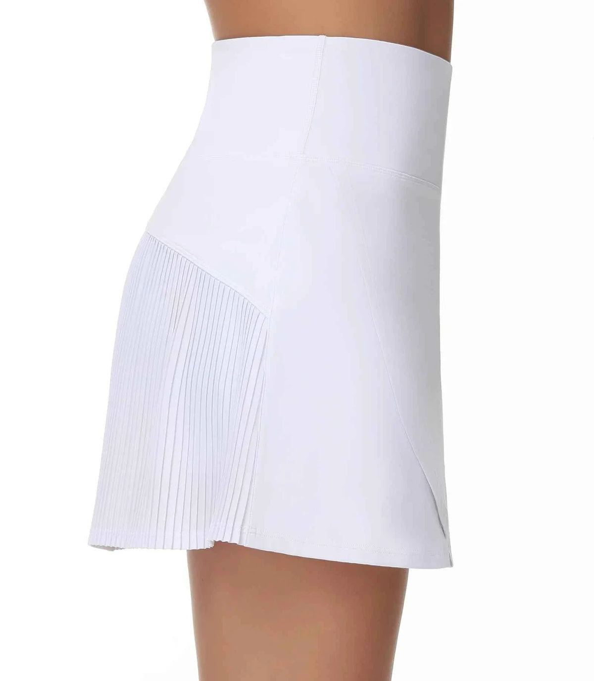 High Waisted Pleated Tennis Skort for Women