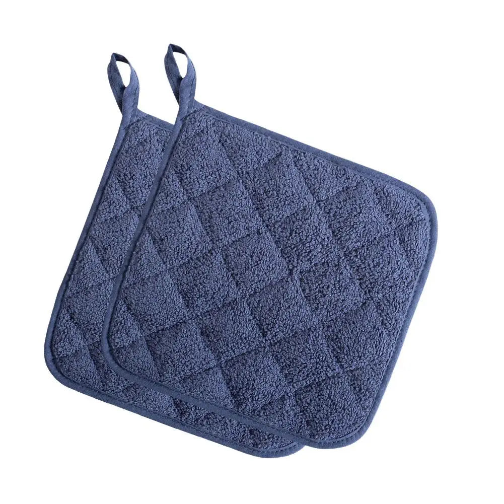 Thickened Cotton Square Placemat | Heat Resistant Table Mat for Dining Table