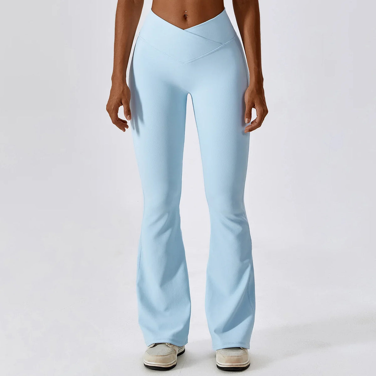 FlareFit High-Waist Yoga Trousers for Women