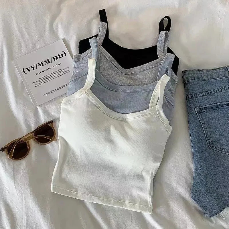 Women Crop Top – Sexy Sleeveless Camisole Vest Tube Top Lingerie