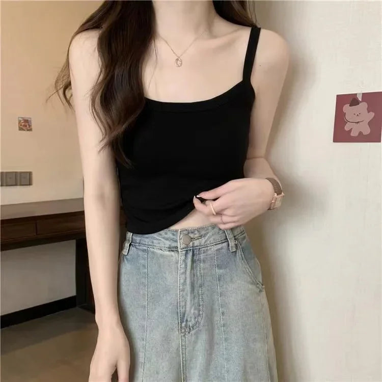 Women Crop Top – Sexy Sleeveless Camisole Vest Tube Top Lingerie