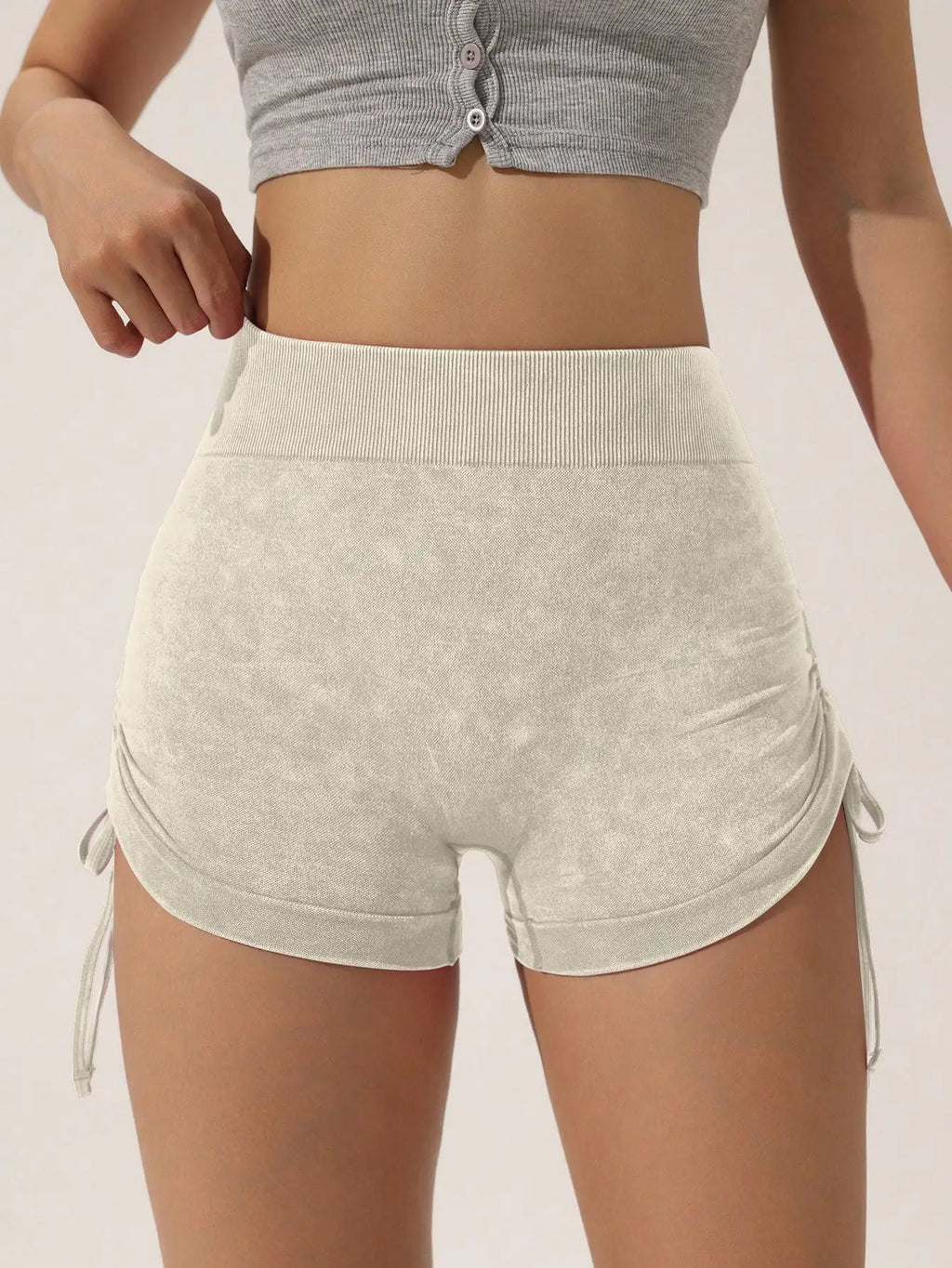 MatteFit Peach Lift Euro Style Women's Yoga Shorts