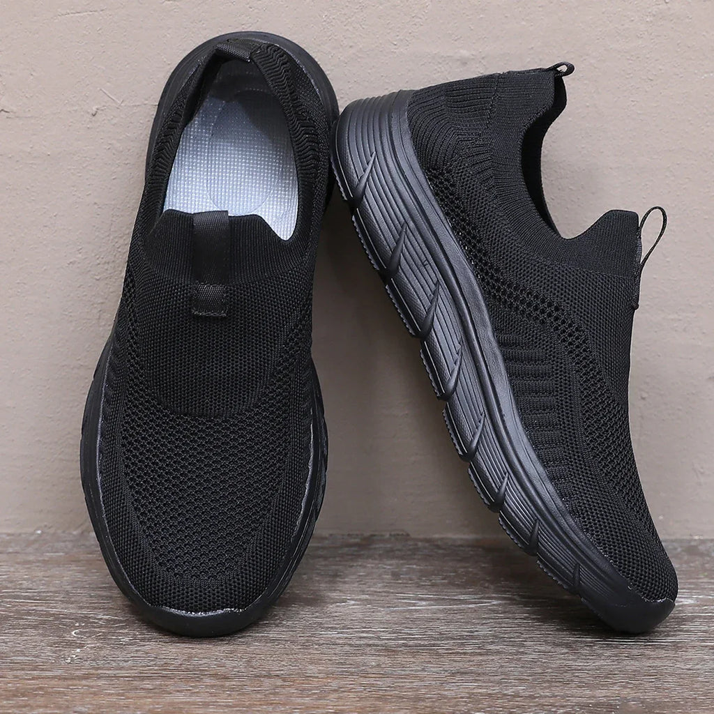 Lightweight Walking Sneakers – Breathable Slip-On Trainer