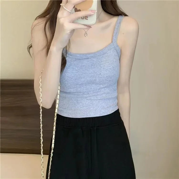 Women Crop Top – Sexy Sleeveless Camisole Vest Tube Top Lingerie