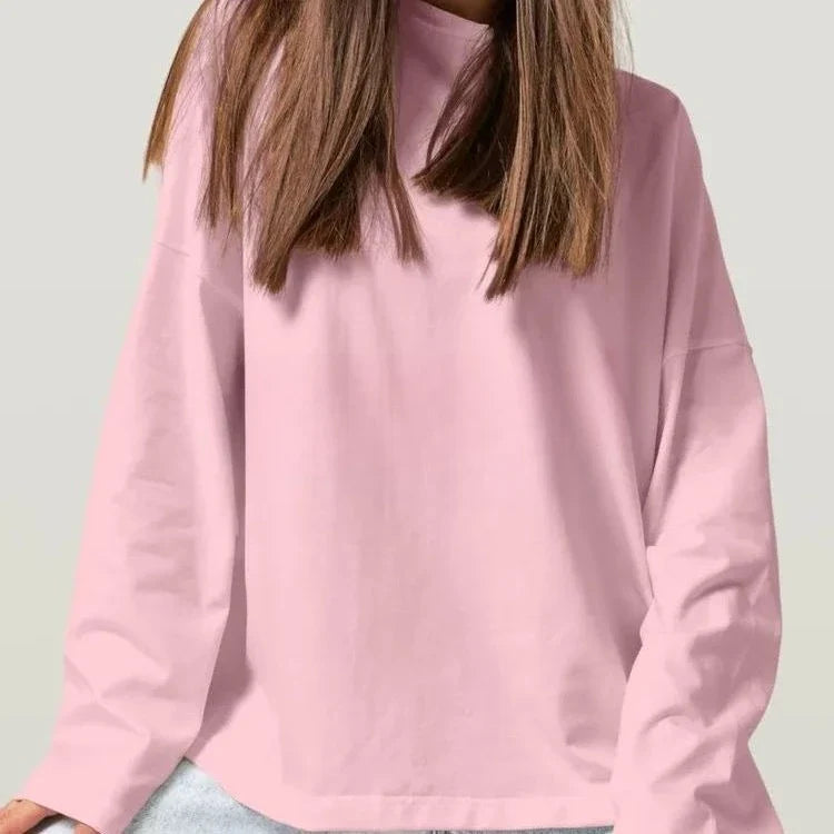 CottonEase 2026: Versatile Loose Long Sleeve Tee