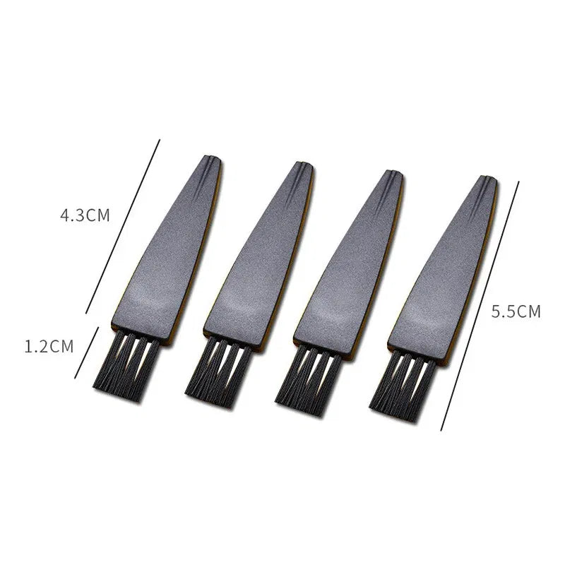 Color: WHITE - 20pcs Mini Brushes Cleaning Dust Remover Anti Static Nylon Bristles PP Handle Portable Tool PC Keyboards Phone Electronic Device
