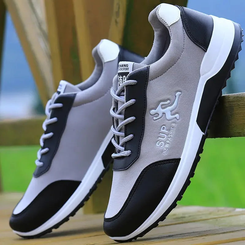 Canvas Tennis Sneakers – Breathable Lace-Up Casual Shoe