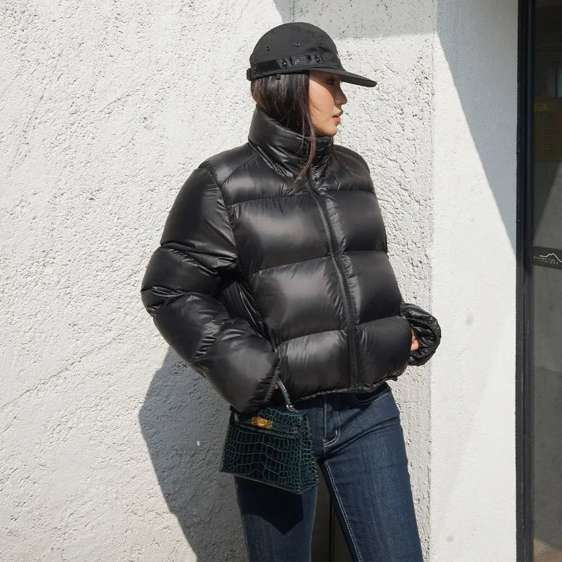 Winter Clothes Women Warm Cropped Jacket