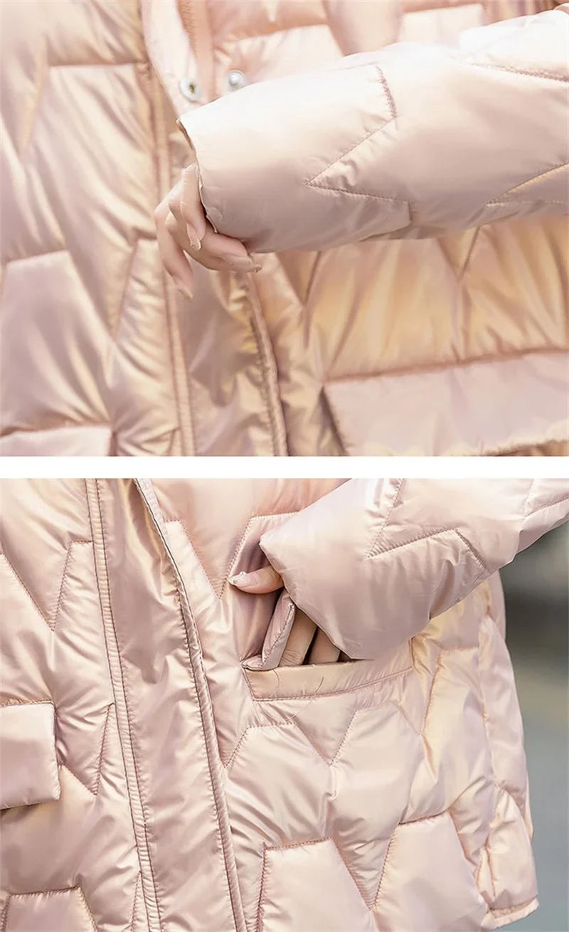 Women Winter Parka Jacket – Thick Short Warm Fashion Coat