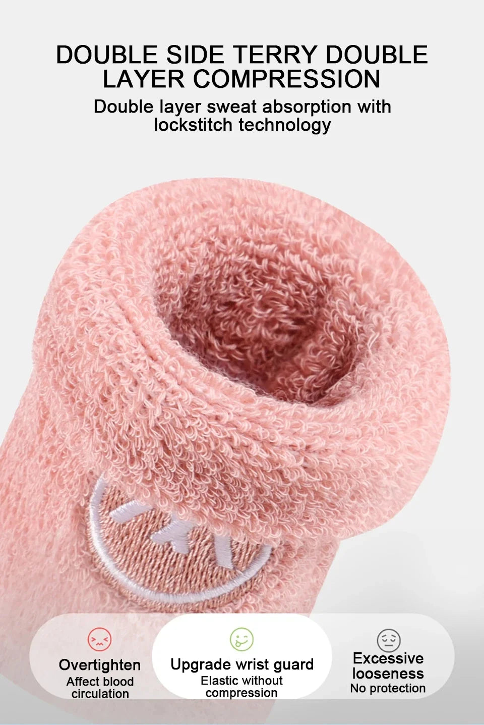 GOBYGO Exercise Headband Wristband Set