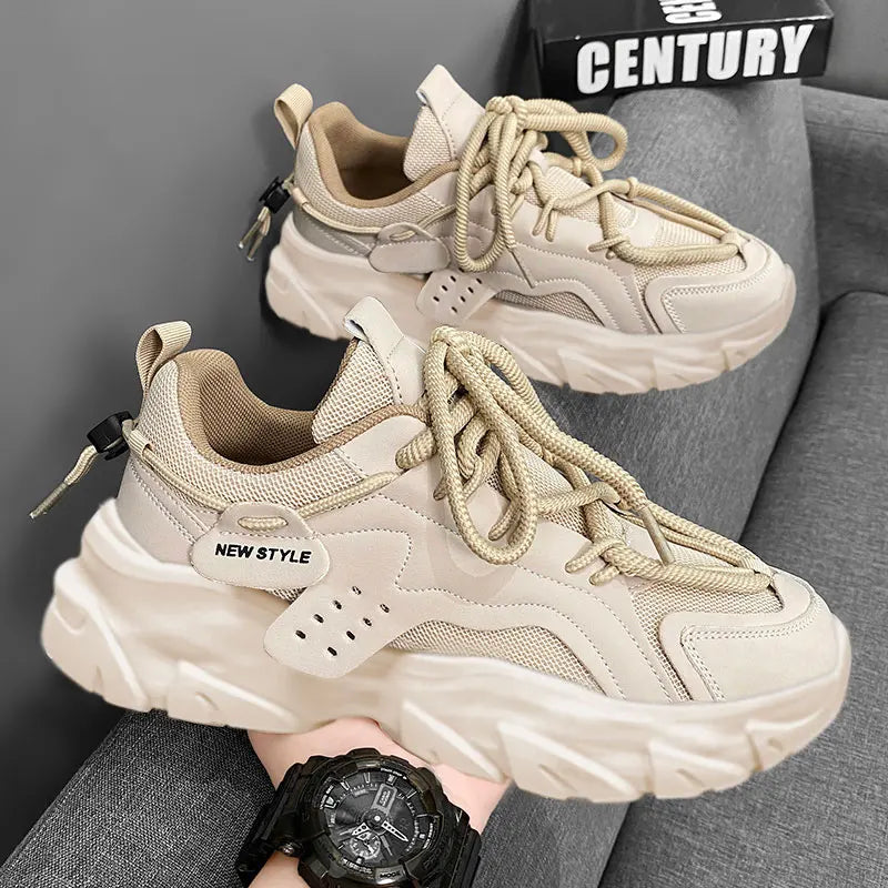 Men's Thick-Soled Casual Sneakers - Second Colorway
