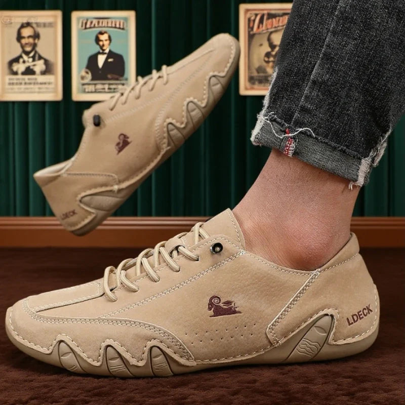 Stitched Ankle Boots – Lightweight Casual Walking Shoe