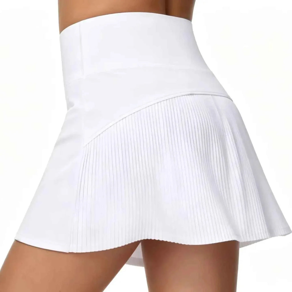 High Waisted Pleated Tennis Skort for Women