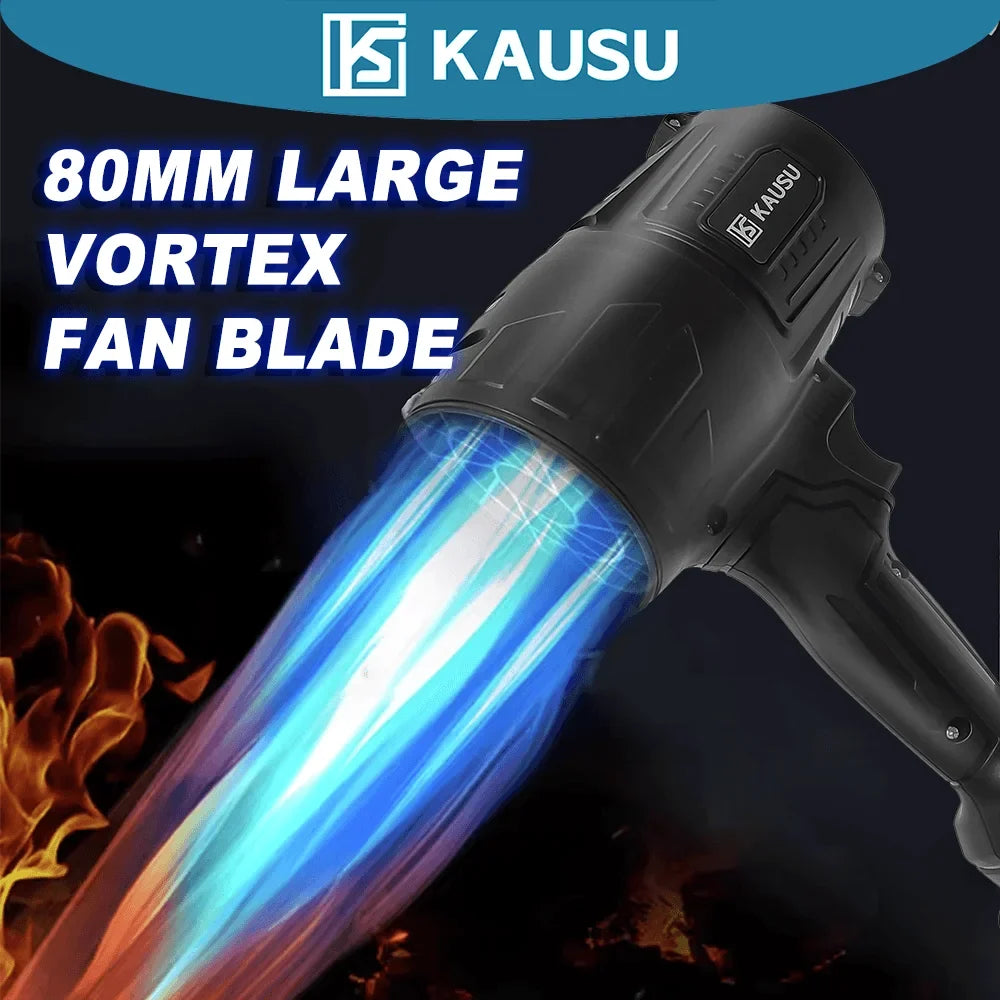 Cordless Electric Blower Jet Fan Lithium Battery Powered Handheld Dust Leafs Snow Removal Power Tool For Makita 18V Battery
