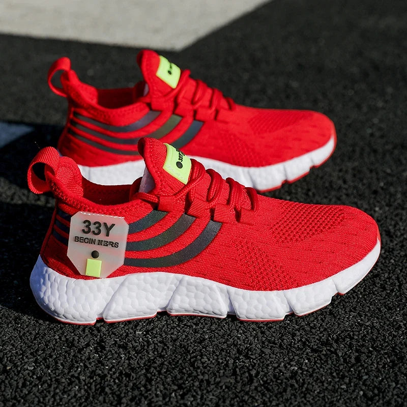 Men's Vulcanized Sneakers - Breathable Summer Shoes