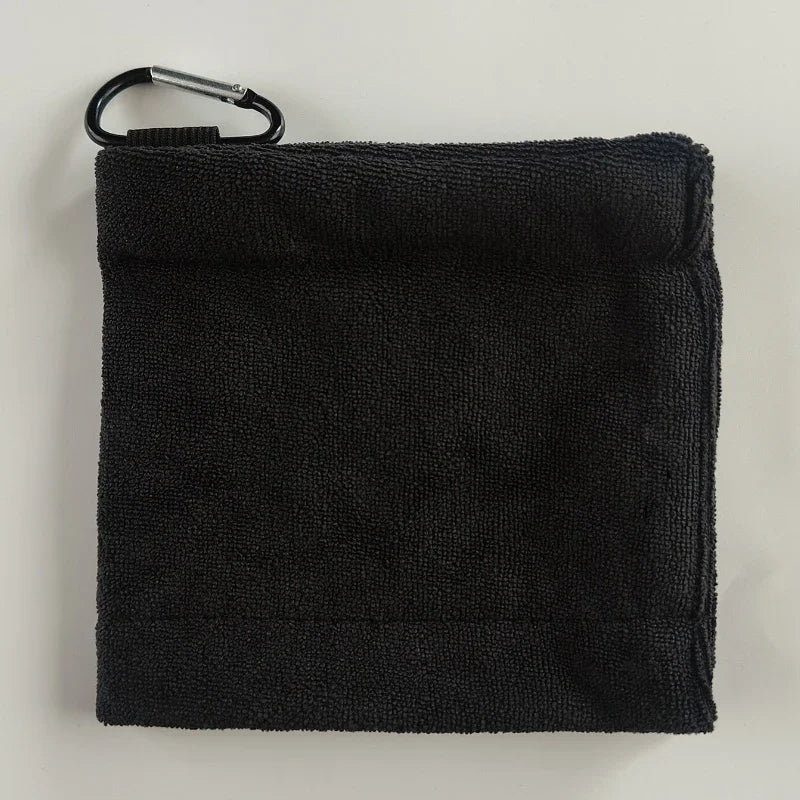 Golf Ball Cleaning Towel – Microfiber with Carabiner Clip