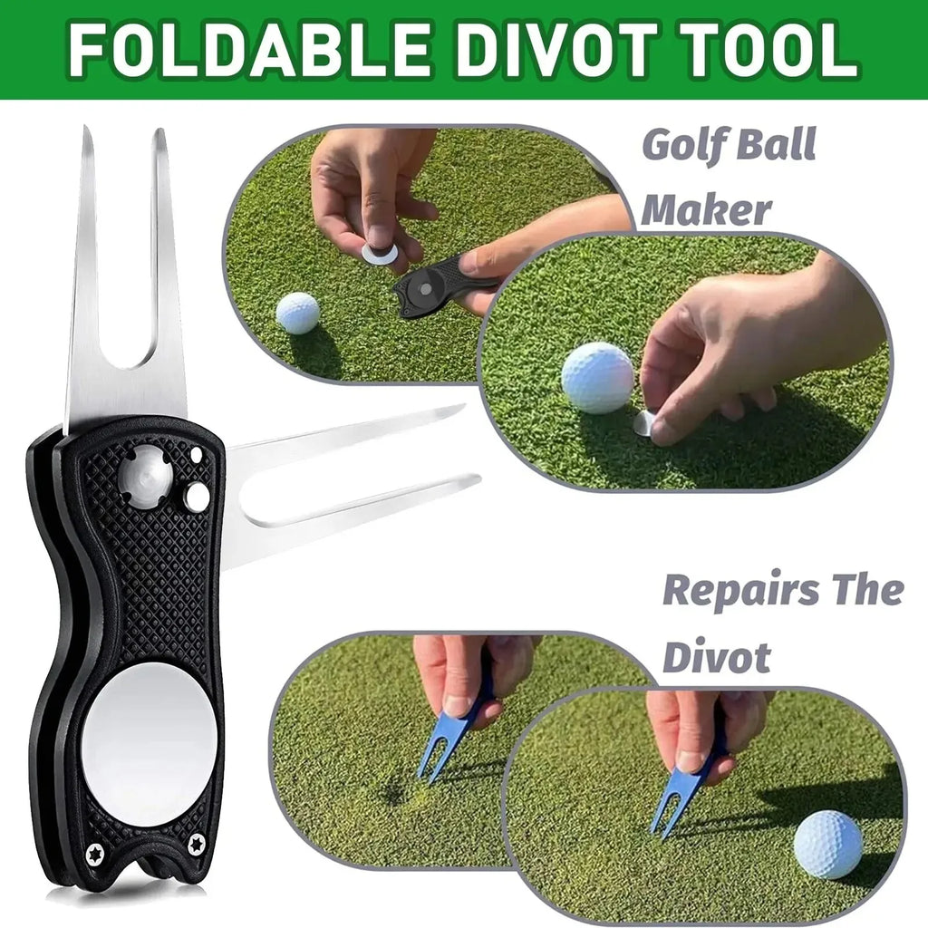 Golf Club Brush & Towel Cleaning Kit