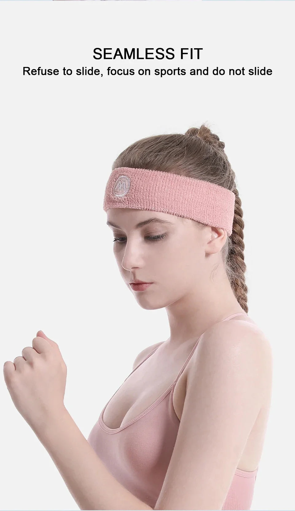 GOBYGO Exercise Headband Wristband Set