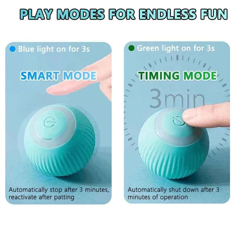 Smart Cat Toy Ball: Auto-Rolling for Active Play