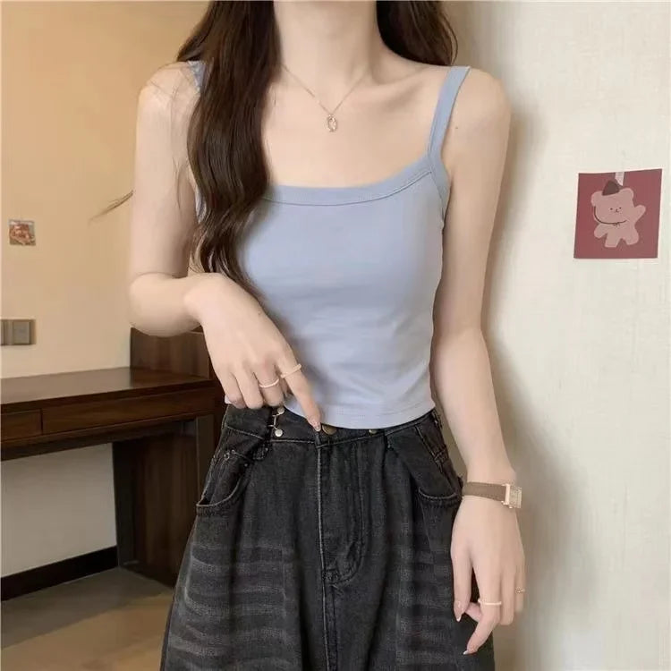 Women Crop Top – Sexy Sleeveless Camisole Vest Tube Top Lingerie