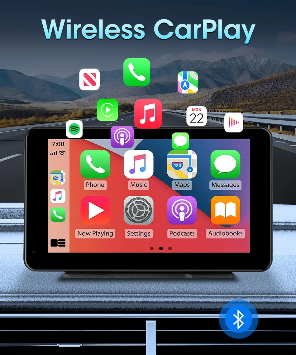 Vtopek Carplay Screen for Car, 11.3" HD Portable