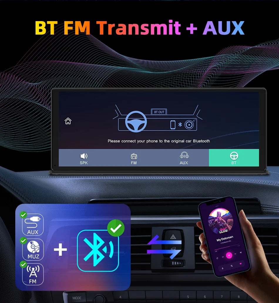 Vtopek Carplay Screen for Car, 11.3" HD Portable