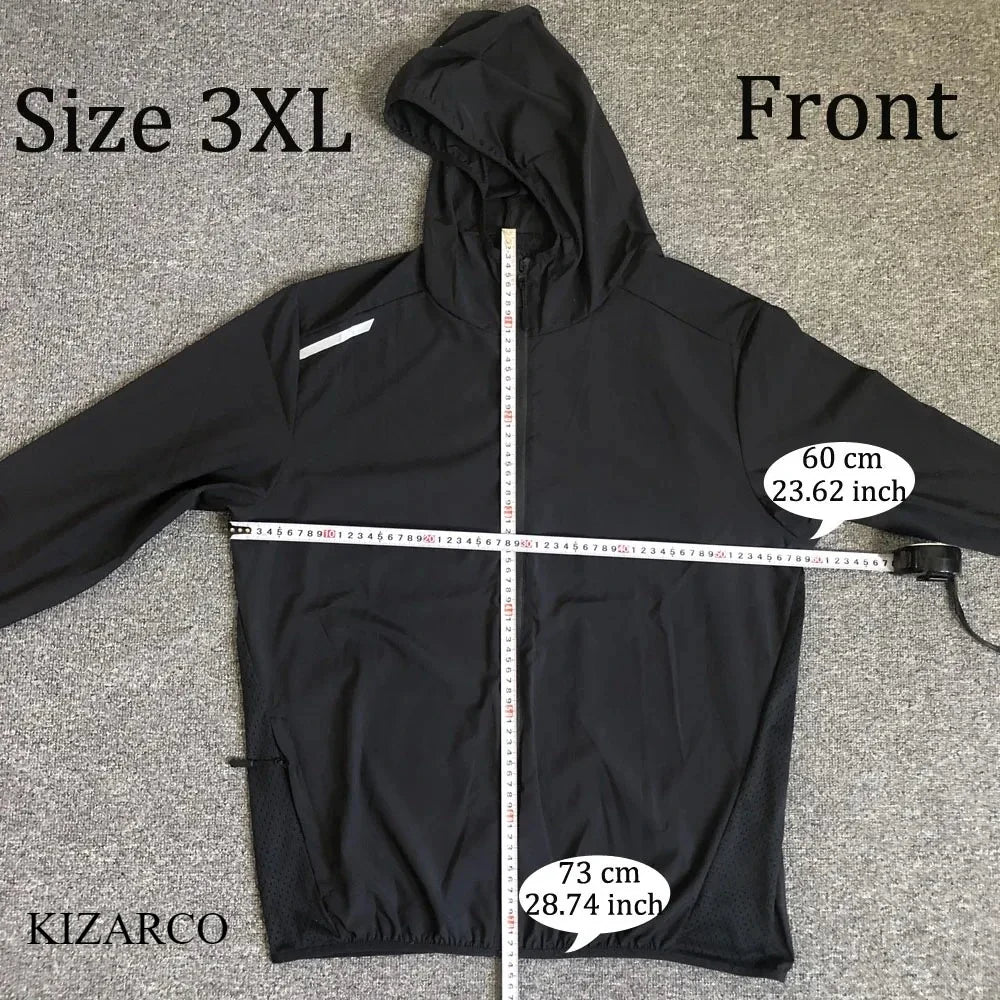 UltraLight Hooded Running Jacket - Windproof & Waterproof