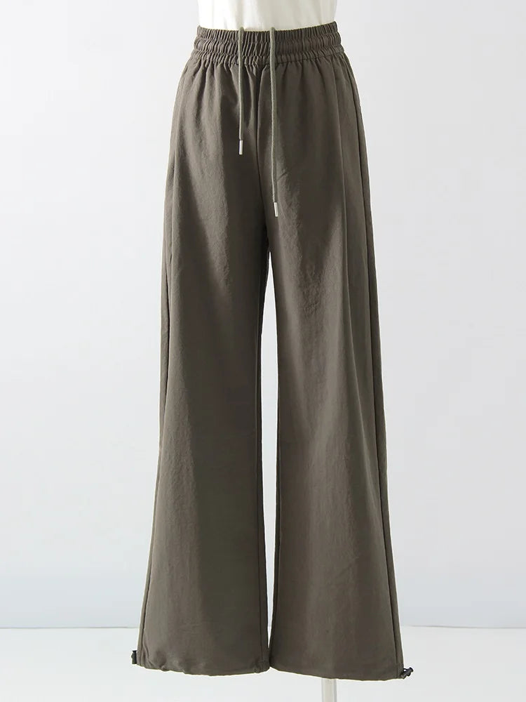 ChicEase High Waist Wide Leg Joggers