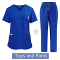 Women's Medical Suit Surgical Gown with Pockets
