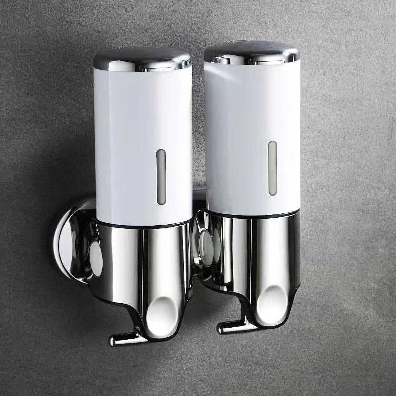 Wall-Mounted Shampoo and Soap Dispenser
