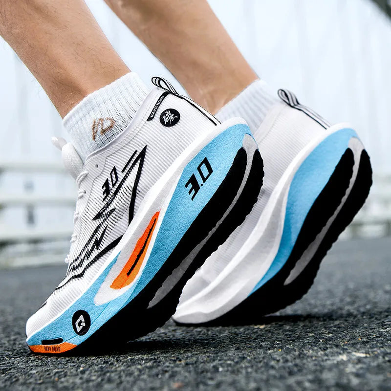 Men's Carbon Board Training Sneakers - Cushioned Mesh