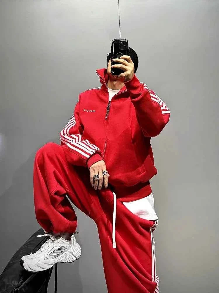 Hip Hop Track Set Jacket & Pants