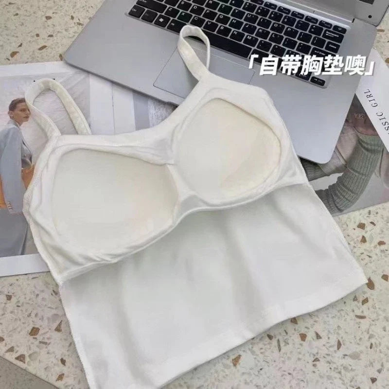 Women Crop Top – Sexy Sleeveless Camisole Vest Tube Top Lingerie