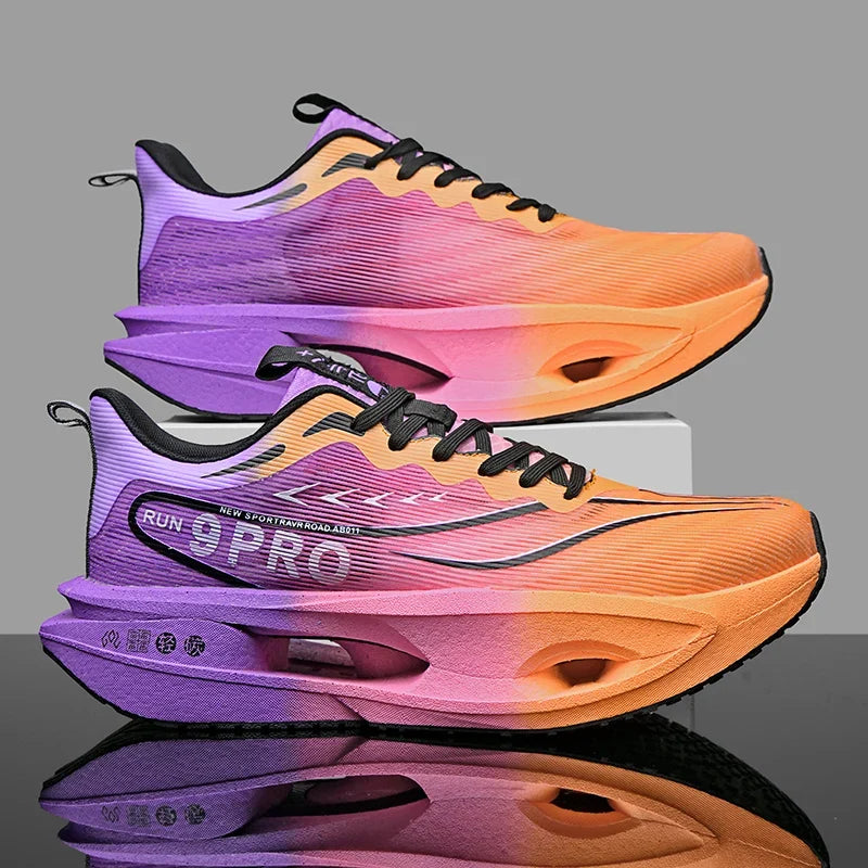 Men's Carbon Plate Sneakers - Soft Sole Mesh