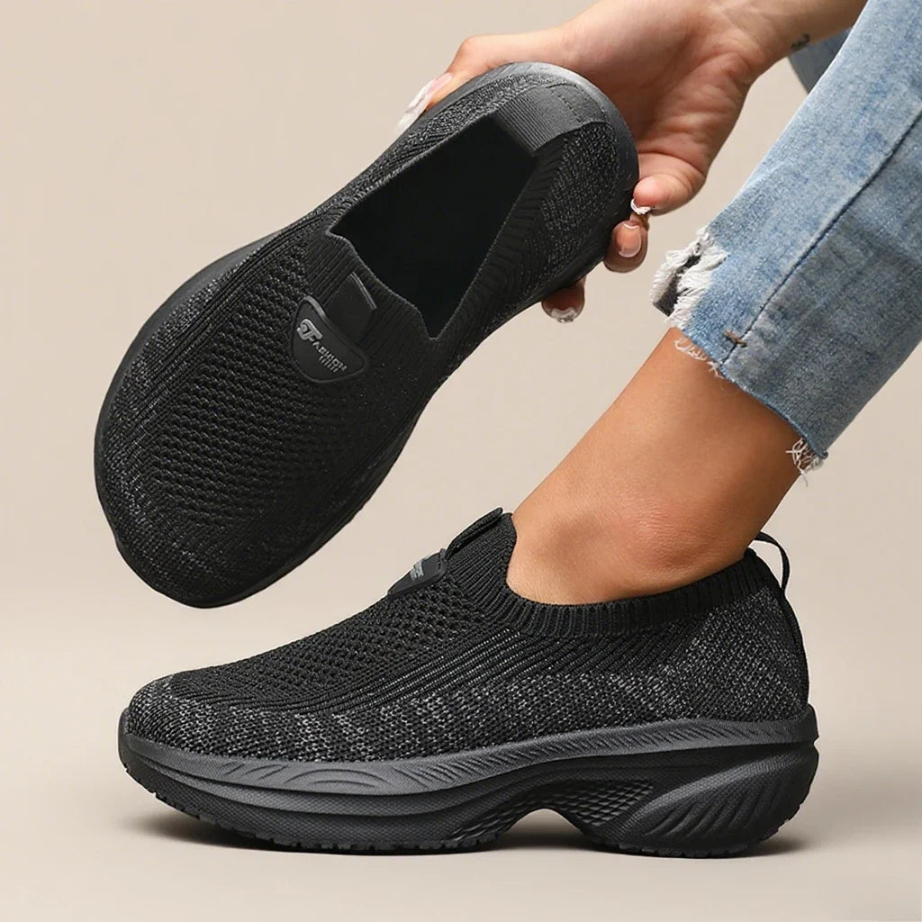 Barefoot Shoes - Wide-Fit Thick-Soled Mesh Sneakers