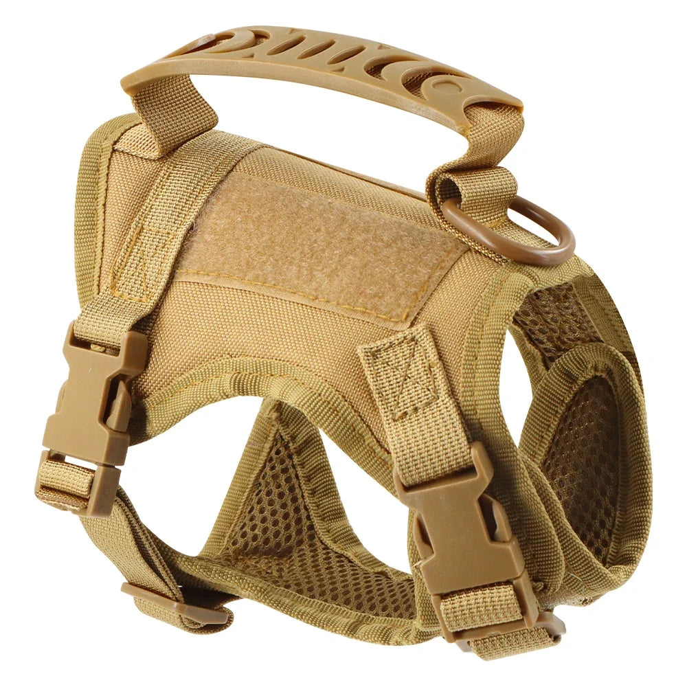 Tactical Cat Harness with 2 Patches Stickers Vest Harnesses