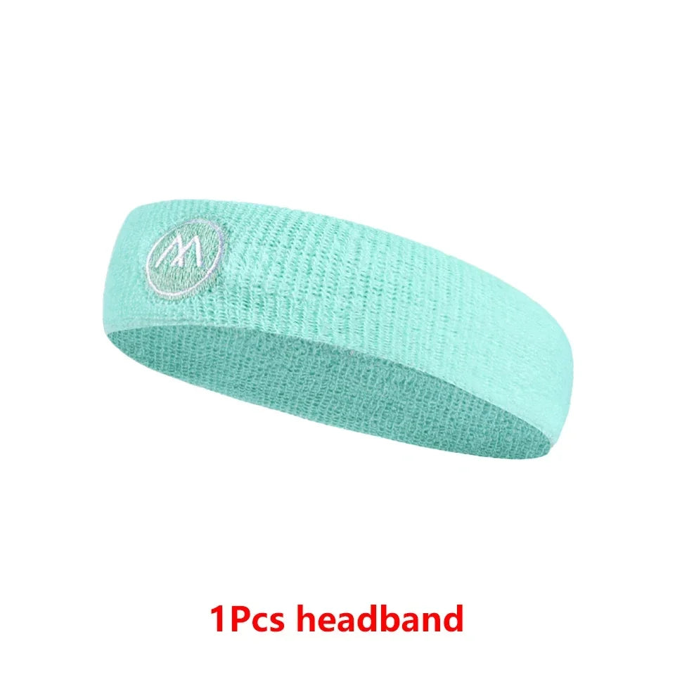 GOBYGO Exercise Headband Wristband Set