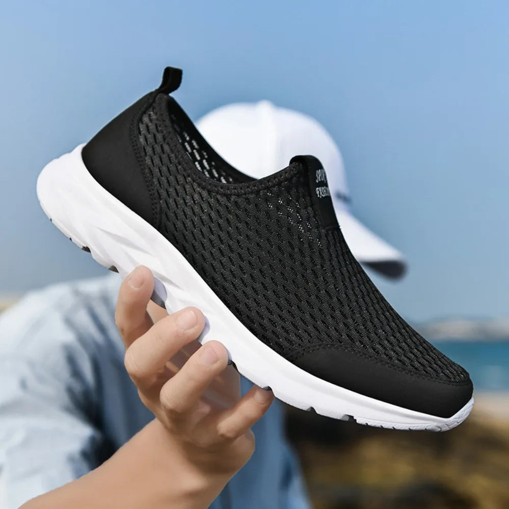 Mesh Casual Loafer Sneakers – Non-Slip Outdoor Design