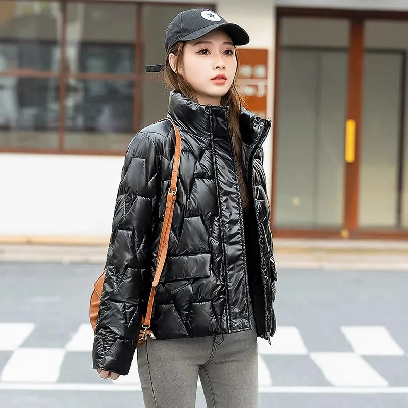 Women Winter Parka Jacket – Thick Short Warm Fashion Coat
