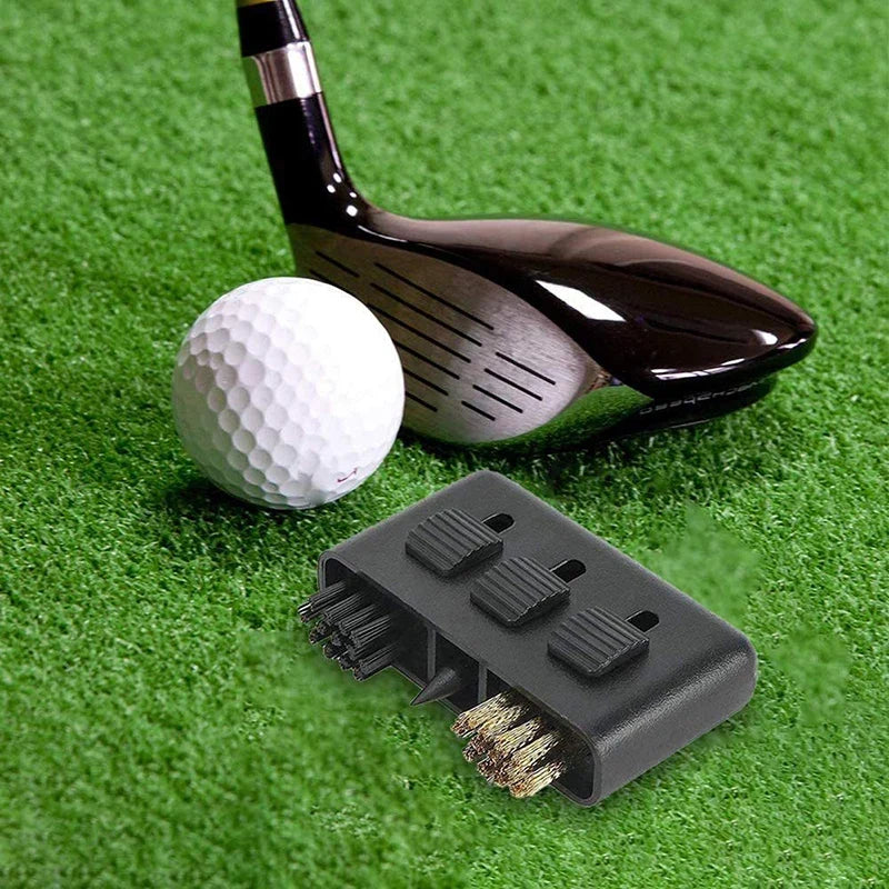 Golf Club Cleaning Brush – 3-in-1 Pocket Tool