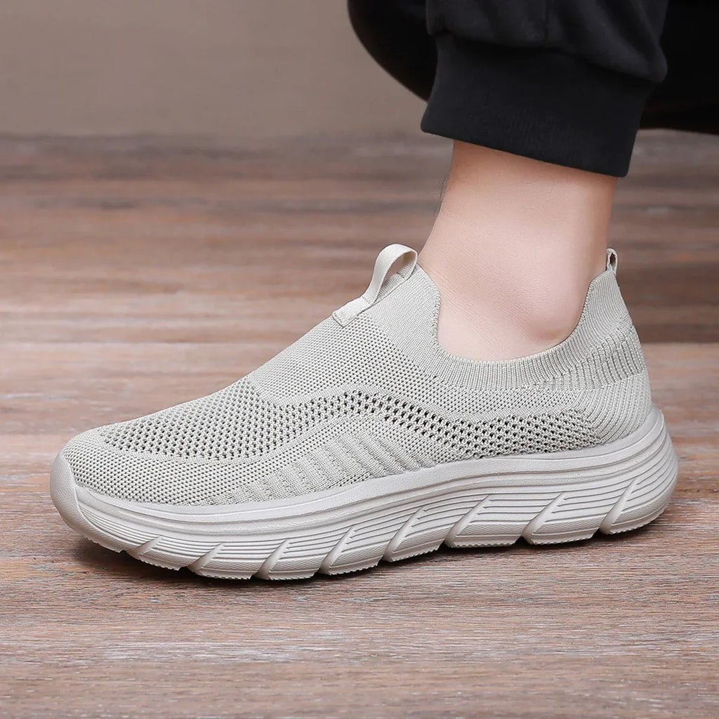 Lightweight Walking Sneakers – Breathable Slip-On Trainer